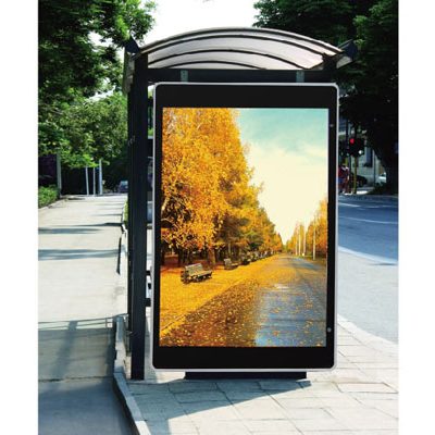 Advertising LED Box Display for Outdoor (Bus stop, Fast food drive-way, Indoor in Shopping centres etc. Integrated and custom design, all connected via 3G 4G or 5G WAN or LAN Quick and Easy. Best for Advertising.