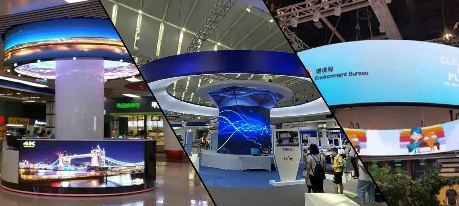 cylindrical digital signage